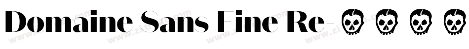 Domaine Sans Fine Re字体转换